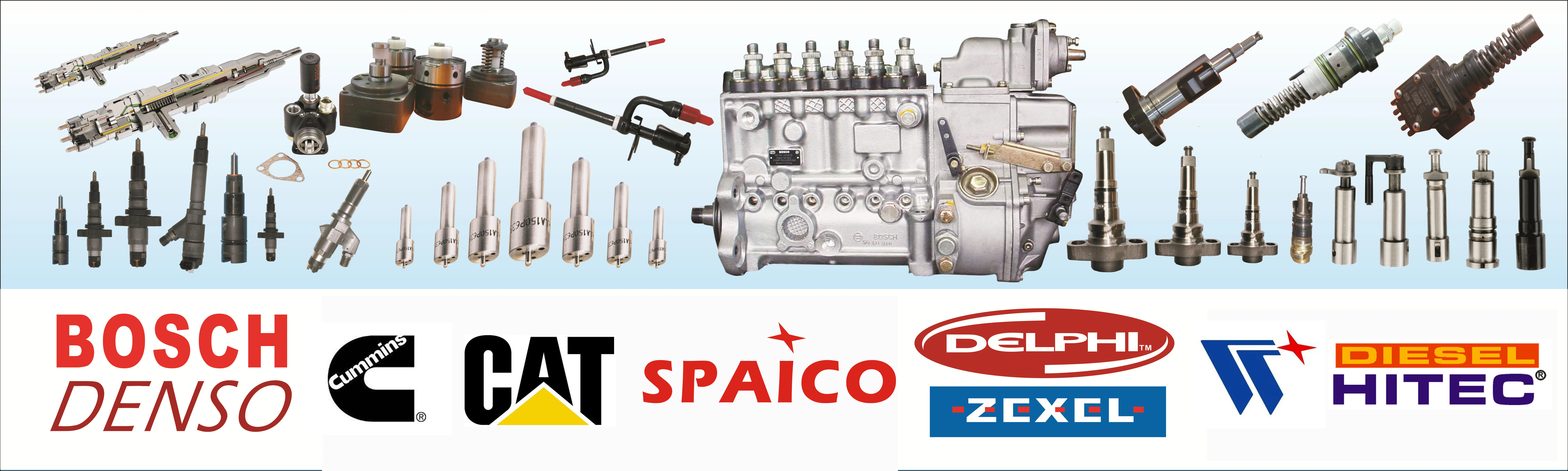 Совместимые бренды — Bosch, Denso, CAT, Delphi, Zexel